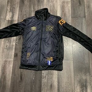 el Salvador zip up soccer team jacket